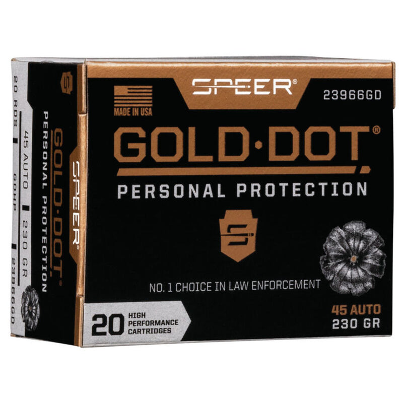 GOLD DOT HP 45 AUTO 230GR HP 20/BX