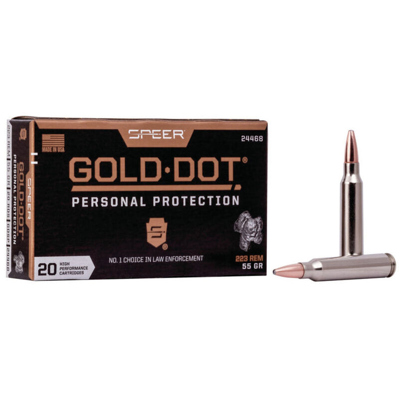 SPEER GOLD DOT 223 REM 55GR 20/BX