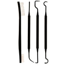 4 PC GUN CLN PICKS BRUSH SET BLK 4 PC