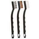3 PC GUN CLN UTILITY BRUSH SET BLK 3 PC