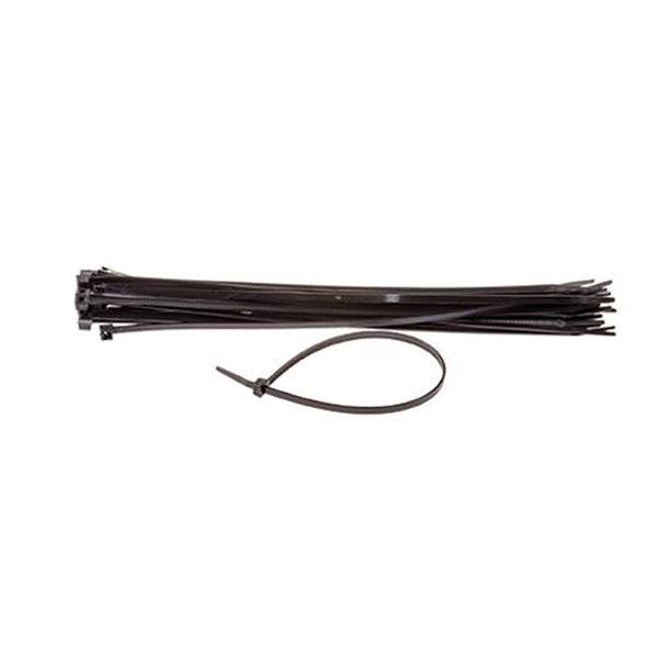 ZIP CABLE TIES 25 QTY BLK 11IN X 5MM