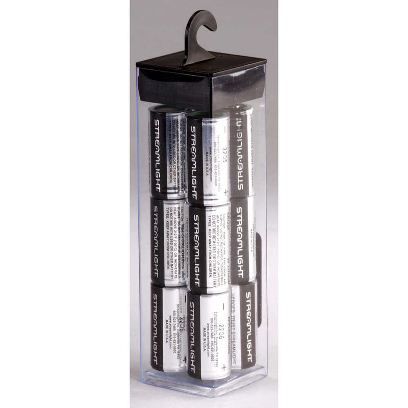 LITHIUM CR123 BATTERIES 12PK