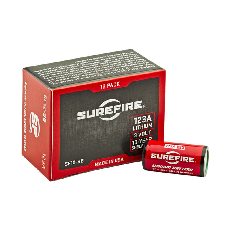 LITHIUM CR123 BATTERIES 12PK