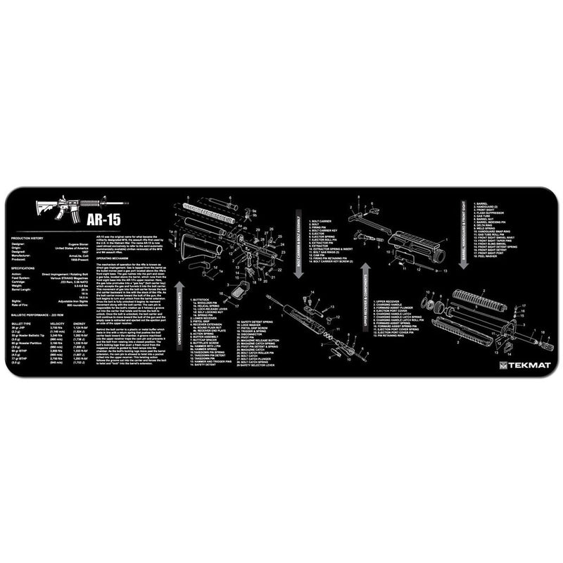 TEKMAT AR15 BLACK - 12X36IN