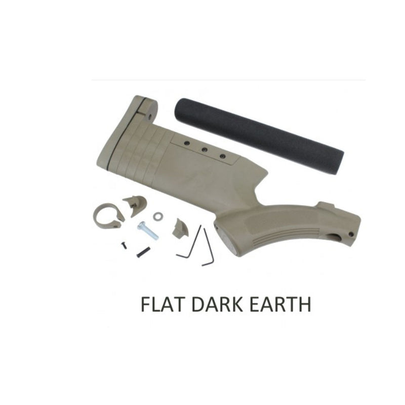 RIFLE LENGTH A2 STOCK W FOAM COVER FDE