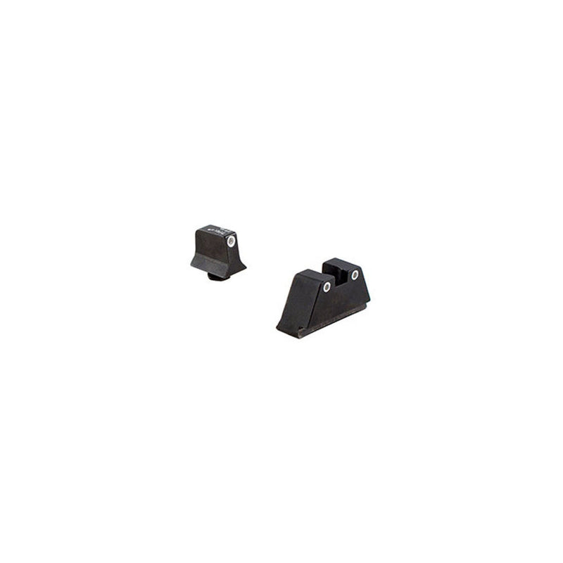 GLOCK 20/21 SUPPRS NITE SITE SET WT/BLK