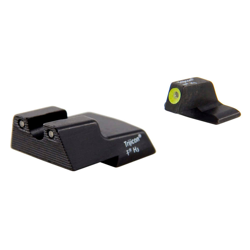 H&K P30 HD NIGHT SIGHT SET YEL FO