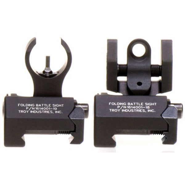 MICRO FRONT & REAR FOLDING SIGHTS BLK