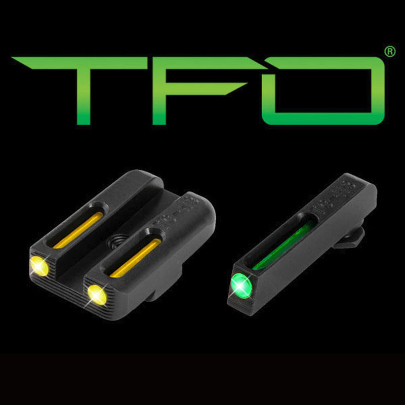 TFO GLOCK 42/43 SET GRN YLW