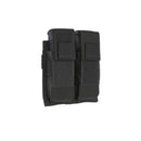 DOUBLE UNIVERSAL PISTOL MOLLE POUCH BLK