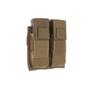 DOUBLE UNIVERSAL PISTOL MOLLE POUCH COY