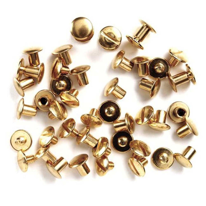 BRASS CHICAGO SCREW 24PK
