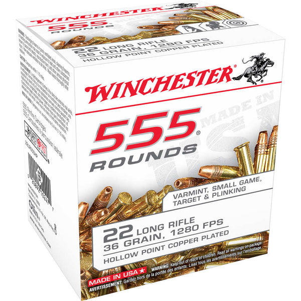 BULK PACK 22LR 36GR CPHP 555/BX