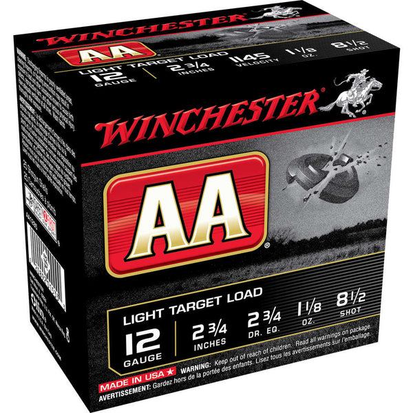 AA LT TGT 12GA 2.75IN 1.125OZ 8.5 25/BX