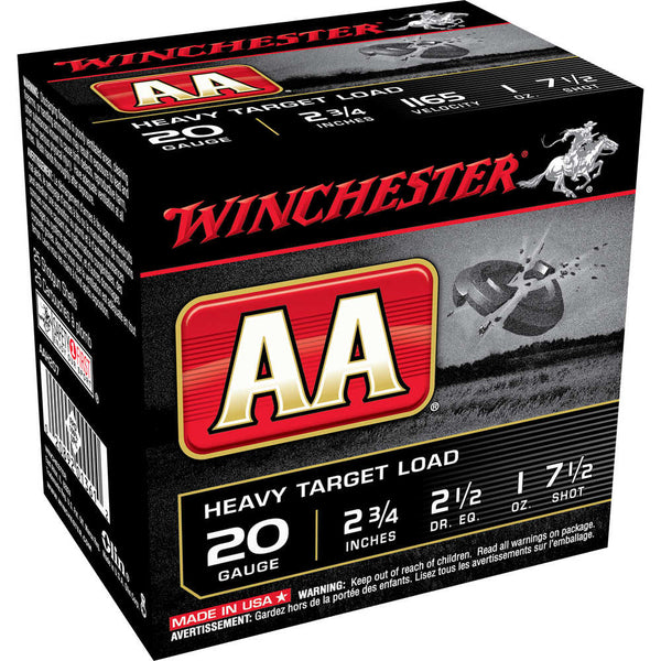 AA HVY TGT 20GA 2.75IN 1OZ 7.5 25/BX