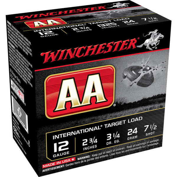 AA USA SHTG 12GA 2.75IN 24G 7.5 25/BX