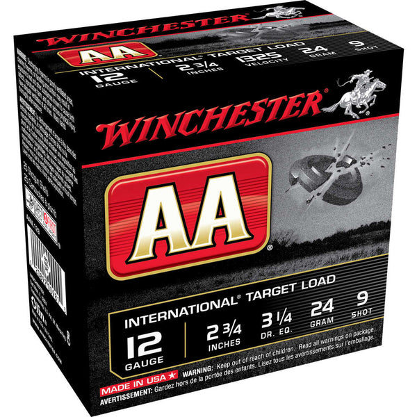 AA USA SHTG 12GA 2.75IN 24G 9 25/BX