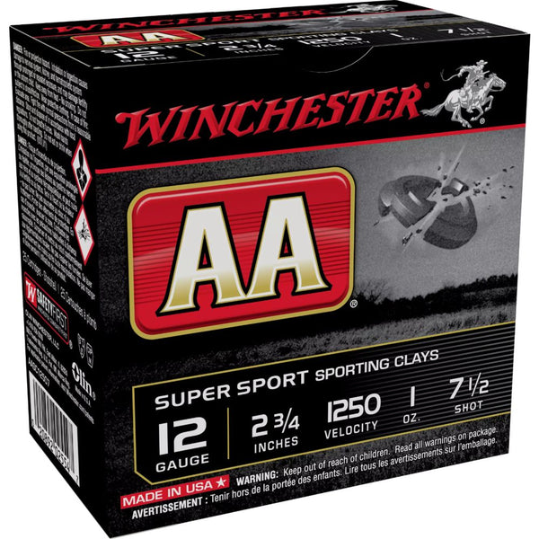 AA CLAY 12GA 2.75IN 1OZ 7.5 25/BX