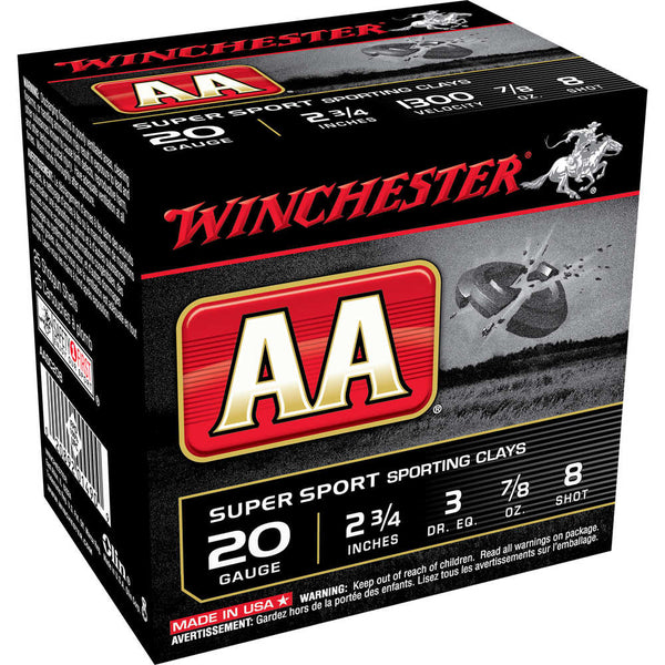 AA CLAY 20GA 2.75IN 0.875OZ 8 25/BX