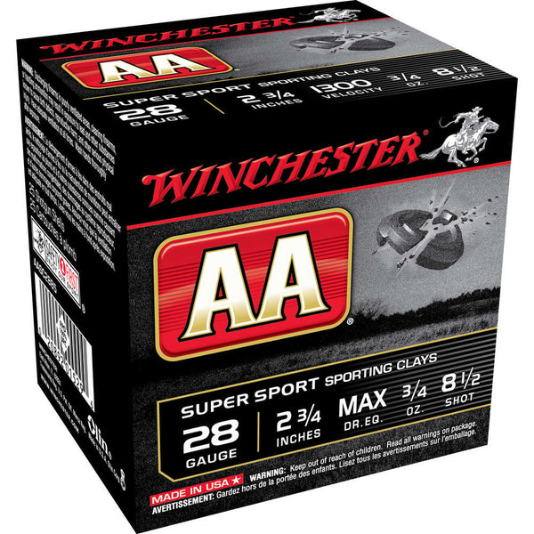 AA CLAY 28GA 2.75IN 0.75OZ 8.5 25/BX