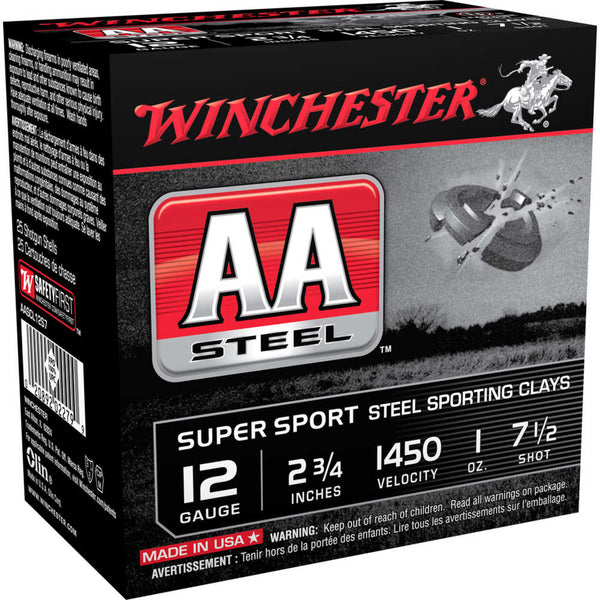 AA STL TGT 12GA 2.75IN 7.5 25/BX