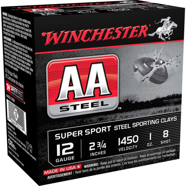 AA STL TGT 12GA 2.75IN 8 25/BX