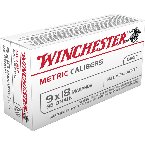 USA METRIC CAL 9X18 MAK 95GR FMJ 50/BX