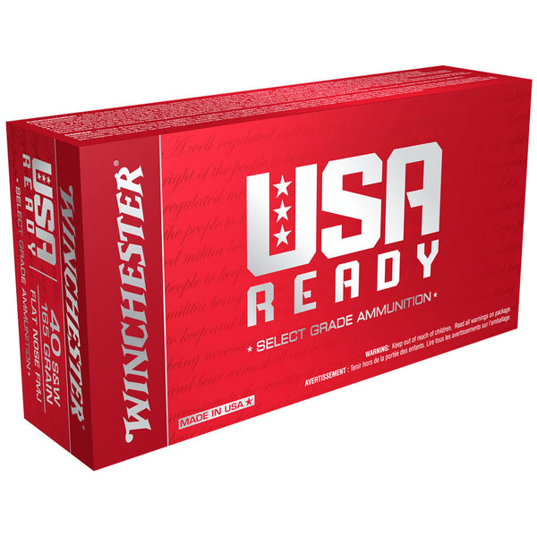 AMMO USA READY 40 SW 165GR 50RD/BX