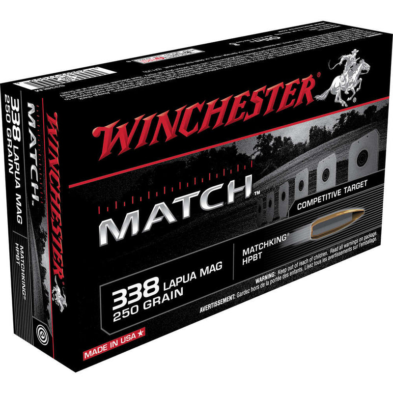 MATCH 338 LAPUA 250GR BTHP 20/BX