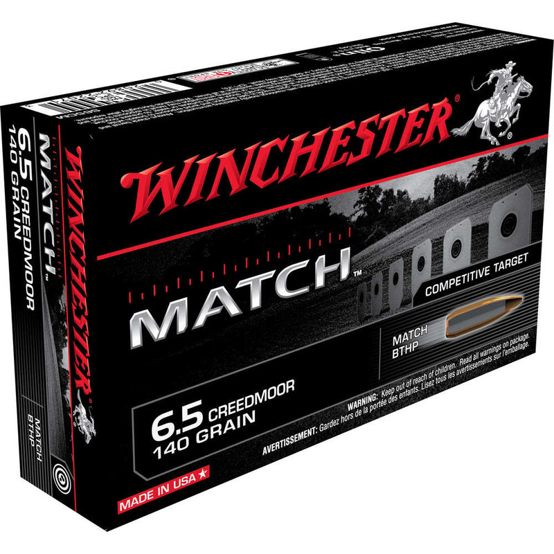 MATCH 6.5 CREEDMOOR 140GR BTHP 20/BX