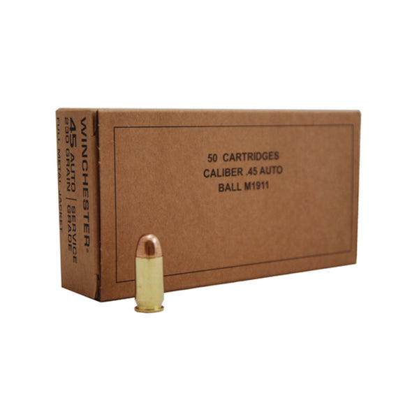 45 AUTO 230 GR FMJ 50 RD