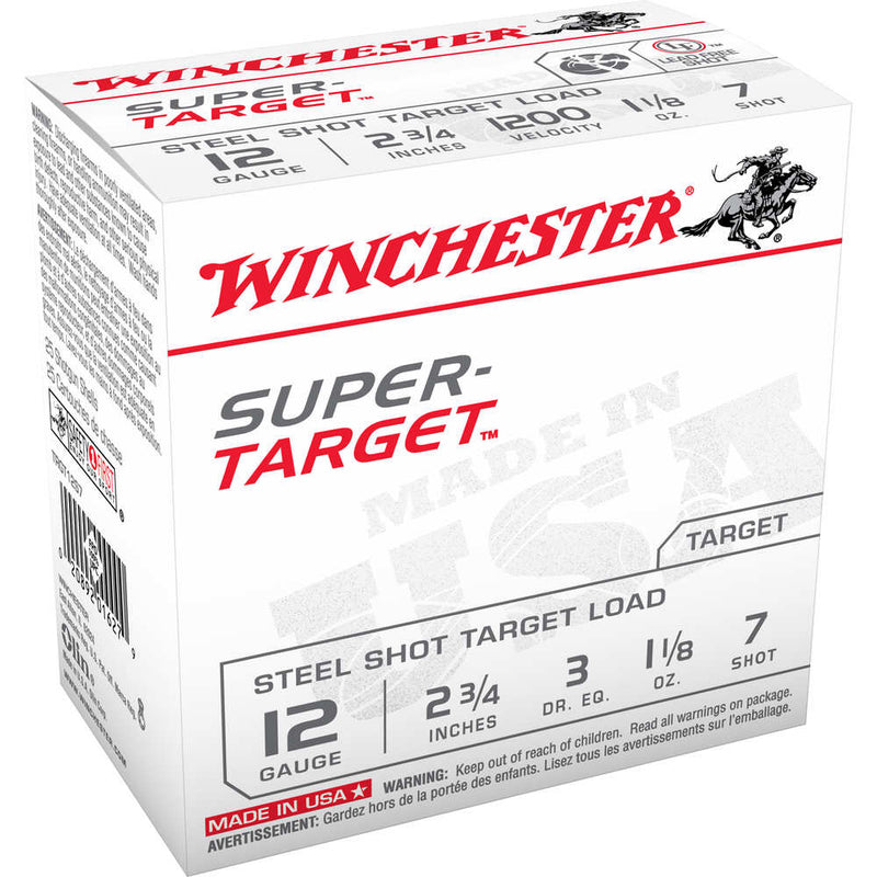 USA S TG 12GA 2.75IN 1.125OZ 7 STL 25/BX