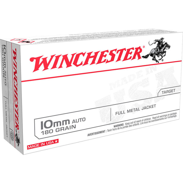 AMMO USA WHITE BOX 10MM 180GR 50RD/BX