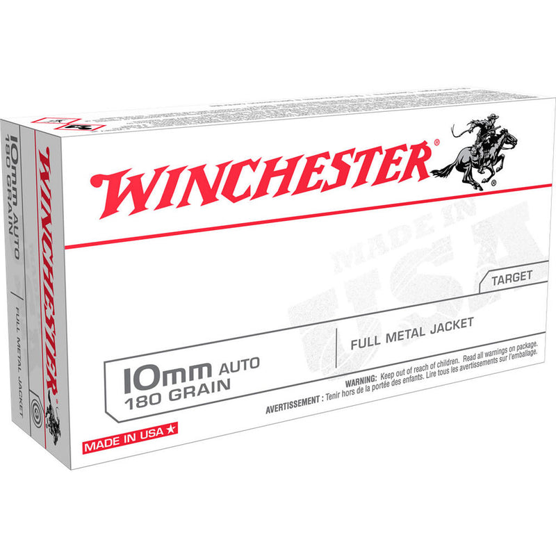AMMO USA WHITE BOX 10MM 180GR 50RD/BX