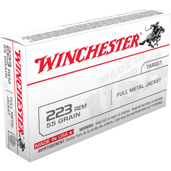 USA 223 REM 55GR FMJ 20/BX 1000/CS