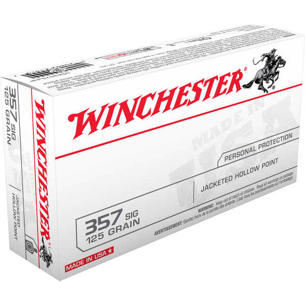 WINCHESTER 357 SIG 125GR JHP 50/BX