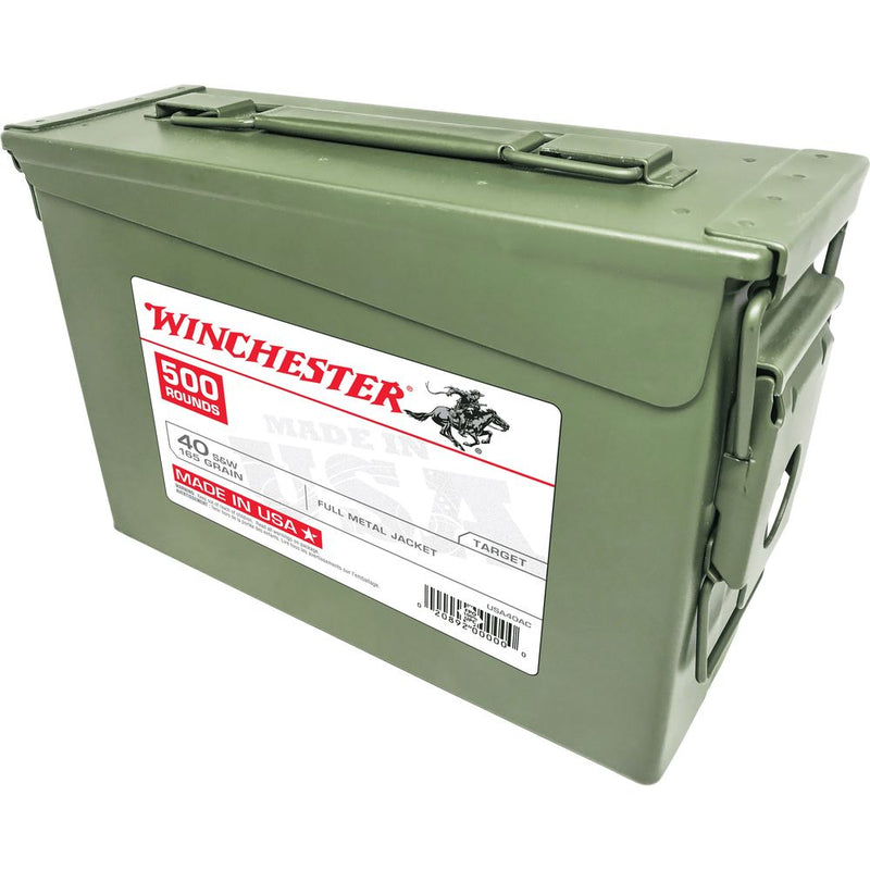 AMMOCAN USA 40SW FMJ 165GR 500RD/BX