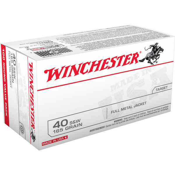 USA 40 S&W 40 S&W 165GR FMJ 100/BX