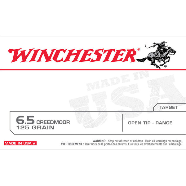 AMMO USA 6.5CRDMR FMJ 125-140GR 20RD/BX