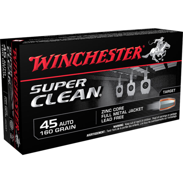 45 AUTO 165GR ZINC FMJ SUPER CLEAN NT LF