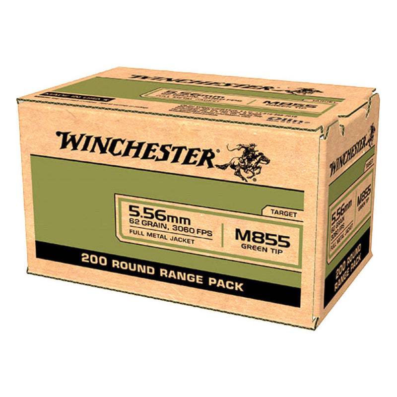 5.56MM M855 62GR FMJ WIN LC 200/BX GRN