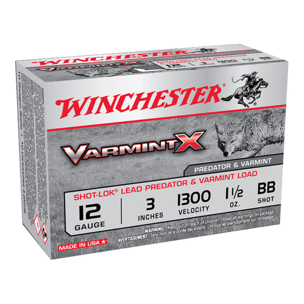 VRMNTX AMMO 12GA LEAD 3IN BB 1.5OZ 10/BX
