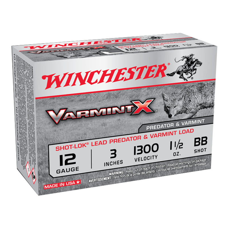 VRMNTX AMMO 12GA LEAD 3IN BB 1.5OZ 10/BX