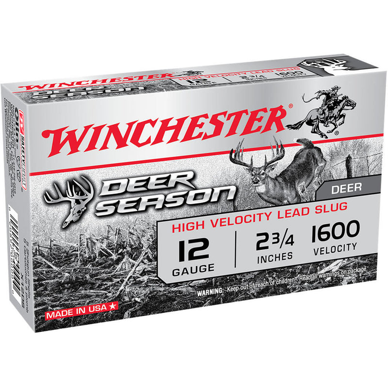 AMMO DEER SEASON SLUG 12GA 2.75 5RD/BX