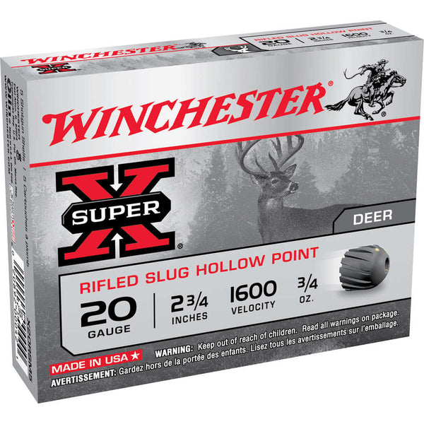 SUPR-X FOSTR 20GA 2.75IN .75OZ SLUG 5/BX