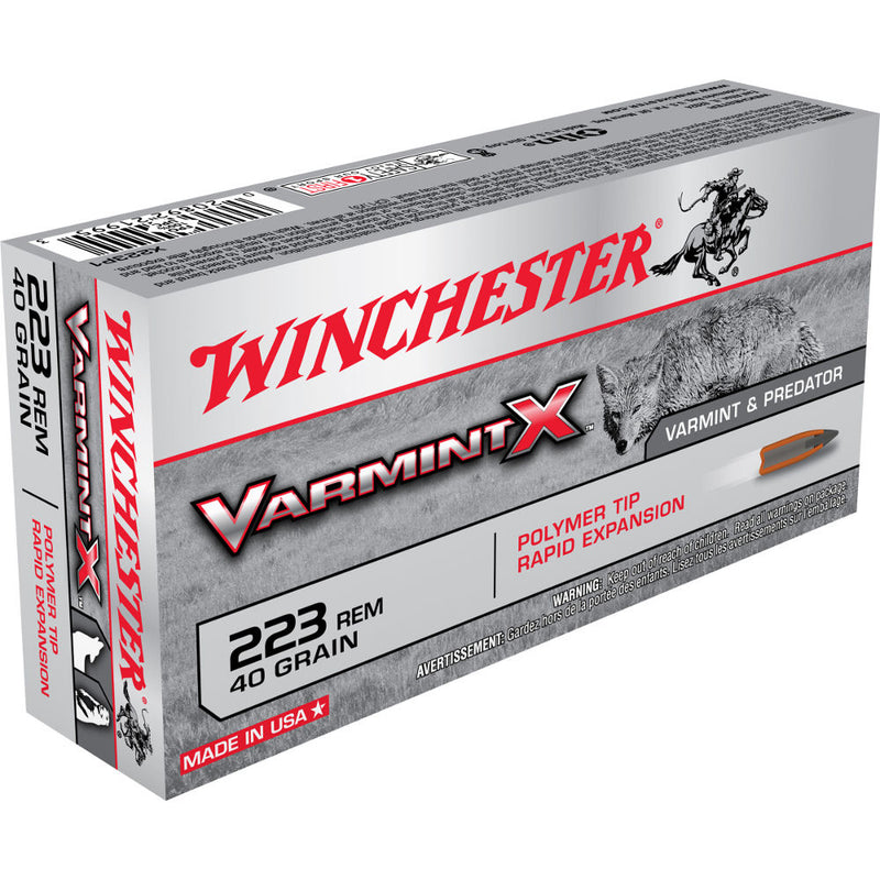 VARMINT X 223 REM 40GR VXPT 20/BX