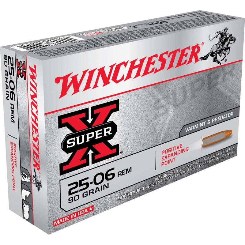 SUPER-X 25-06 REM 90GR POS EP 20/BX