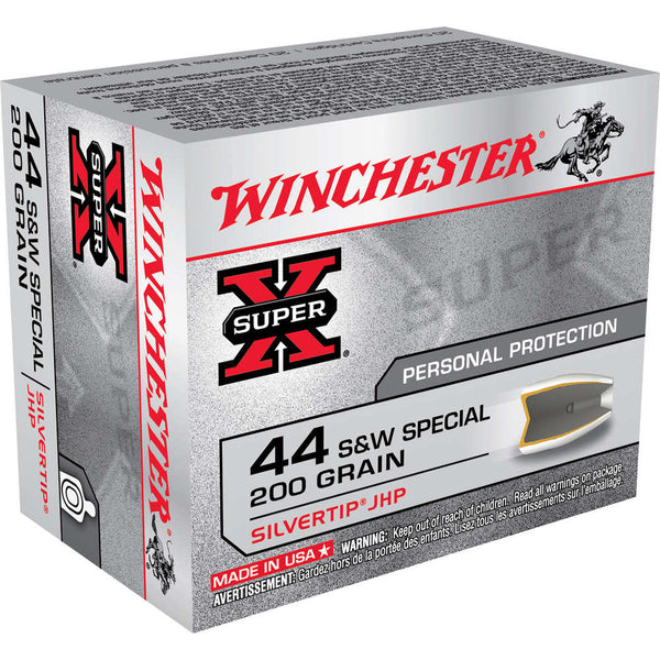 SUPER-X 44 S&W SPL 200GR STHP 20/BX