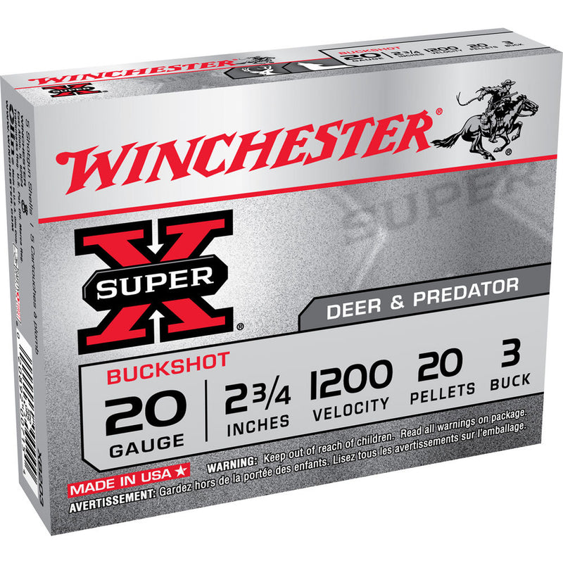 SUPR-X BUF 20GA 2.75IN 3 BUCK 5/BX