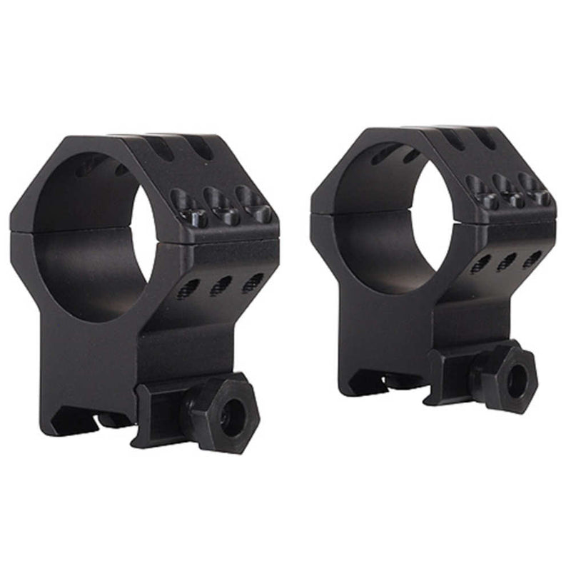 SIX HOLE TACTICAL 30MM X-HI MATTE RINGS